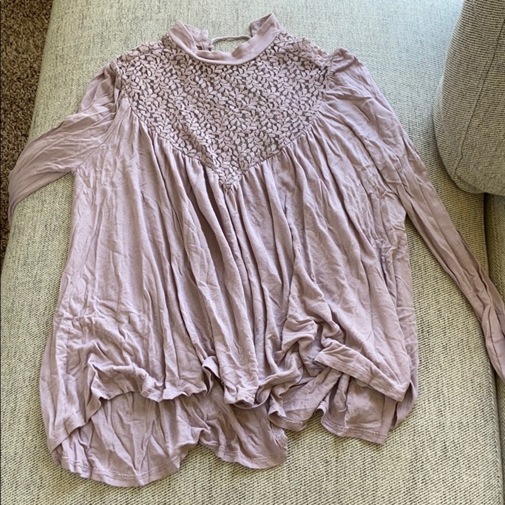 Pink Kimchi Blue Blouse